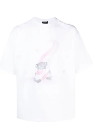 We11 Done Teddy bear-print cotton T-shirt