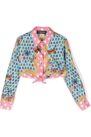 VERSACE Butterflies silk shirt