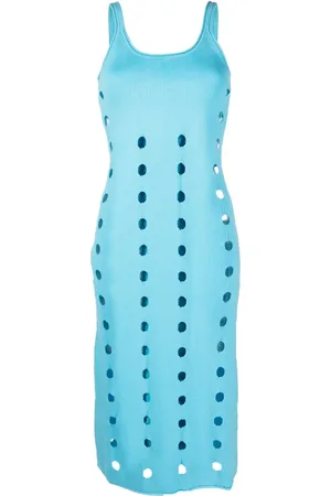 House of Sunny Canopy knitted midi dress