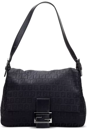 Fendi Women 17 Inch Laptop Bags - Zucchino Mamma Forever shoulder bag