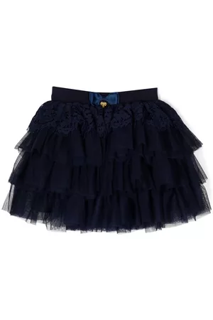 Angels Face Girls Skirts - Kamma lace-trim tutu skirt