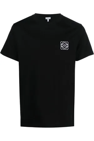Loewe Anagram embroidered cotton T-shirt