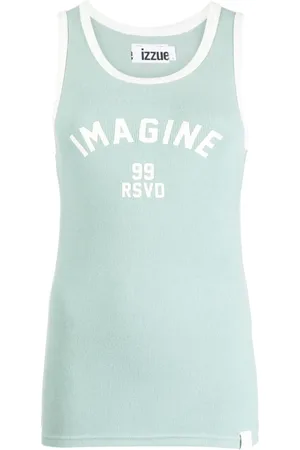 Izzue Graphic-print sleeveless top