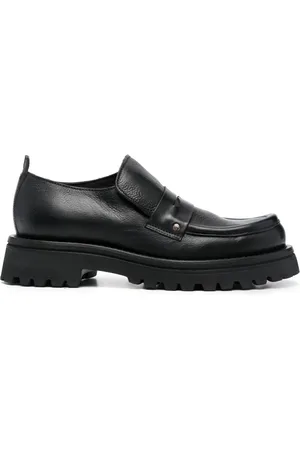 Moma Mocassino penny-slot leather loafers