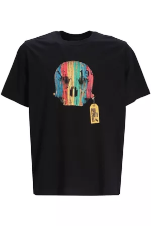 Paul Smith Men Long Sleeve Polo Shirts - Skull cotton T-Shirt