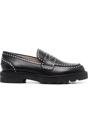 Stuart Weitzman Parker pearl-embellished loafers