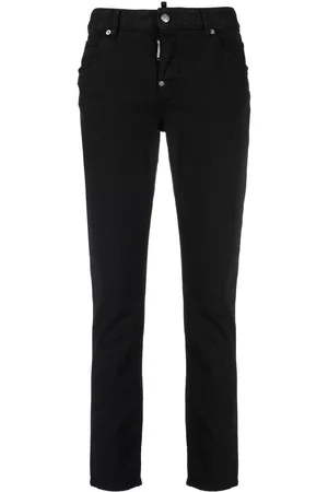 Dsquared2 Women Jeans - Black Bull cropped jeans