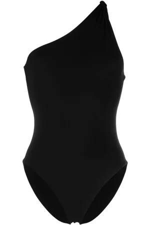 Totême Twist-strap one-shoulder swimsuit