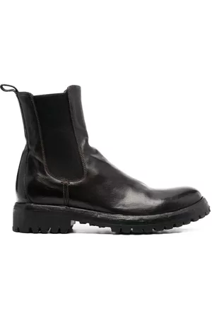 Officine creative Women Boots - Elasticated-panels leather boots