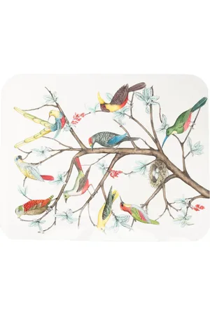 FORNASETTI Graphic-print table tray