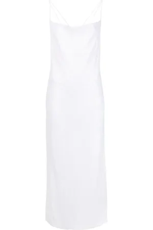 ROTATE Sequin-embellished slip dress