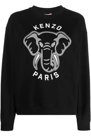 Kenzo Women Sweatshirts - Varsity Jungle embroidered sweatshirt