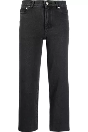 A.P.C. Women Jeans - Mid-rise cropped jeans