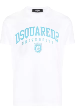 Dsquared2 Men Short Sleeve - University print short-sleeve T-shirt