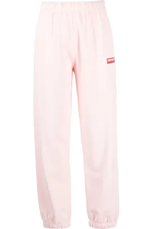 Kenzo Logo-embroidered cotton track pants
