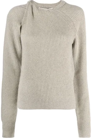 Stella McCartney Twist-detail ribbed jumper