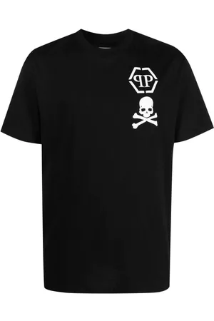 Philipp Plein Men Short Sleeve - Logo-print short-sleeved T-shirt