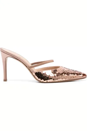 ROBERTO FESTA 90mm sequin pointed mules