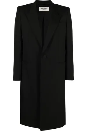 Saint Laurent Single-breasted wool coat