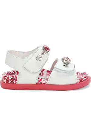 Dolce & Gabbana Majolica-print crystal-embellished sandals