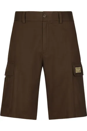Dolce & Gabbana Logo-plaque cargo shorts
