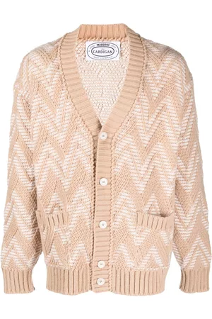Missoni Chevron-knit V-neck cardigan