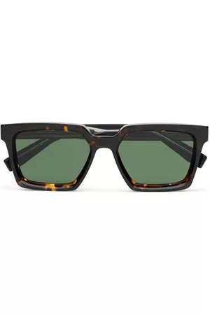 Z Zegna Men Sunglasses - Tortoiseshell-effect square-frame sunglasses