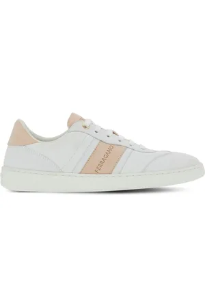 Salvatore Ferragamo Debossed-logo low-top sneakers