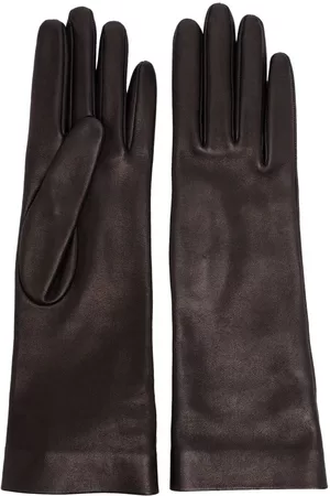 Saint Laurent Women Gloves - Full-finger design leather gloves