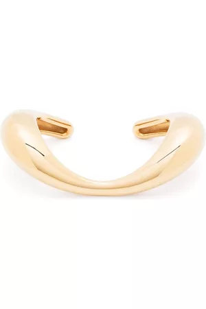 CHARLOTTE CHESNAIS Lips -plated cuff bracelet