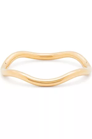 CHARLOTTE CHESNAIS Wave -plated cuff bracelet