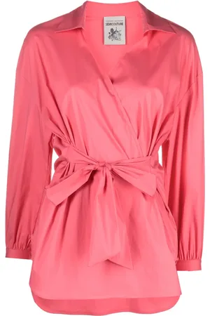 SEMICOUTURE Long-sleeve belted blouse