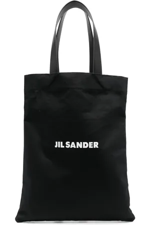 Jil Sander Large logo print tote bag
