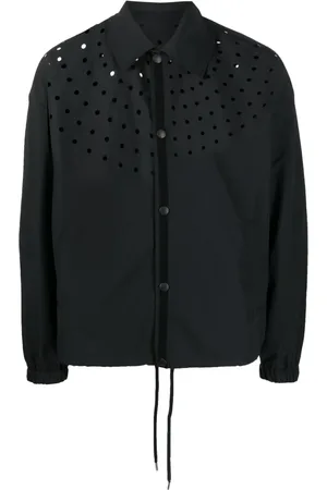 FACETASM Perforated-detail shirt jacket