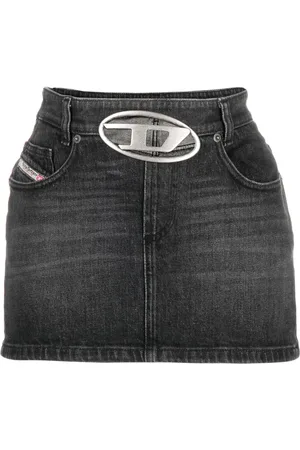 Diesel De-Ron S2 low-rise denim miniskirt