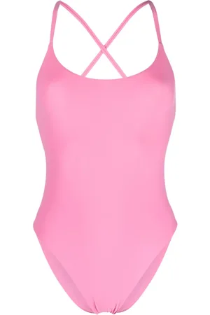 Lido Criss-cross straps high-cut swimsuit
