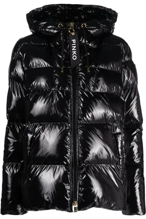 Pinko Quilted hooded puffer jacket