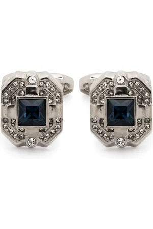 Dolce & Gabbana Square-gem sterling cufflinks