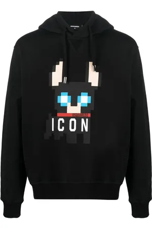 Dsquared2 Icon-print cotton hoodie