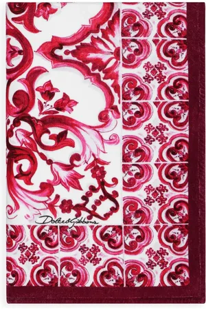Dolce & Gabbana Majolica-print terry-cloth beach towel