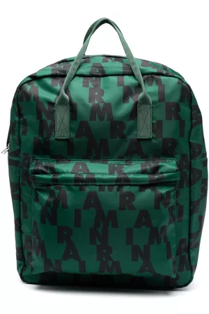 Marni Logo-print canvas backpack