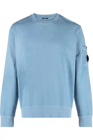 C.P. Company Men Sweatshirts - Logo-patch cotton sweatshirt