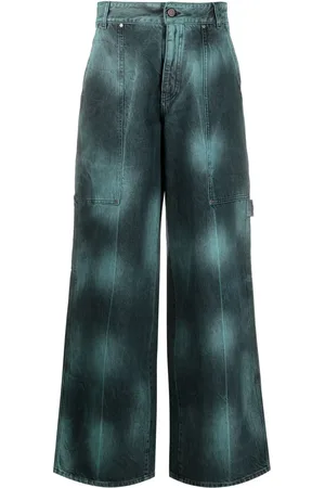 Stella McCartney Tie-dye wide-leg jeans