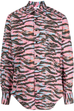 ERL Zebra-print cotton shirt