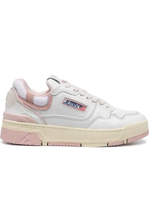 Autry Logo-embellished side panels leather sneakers