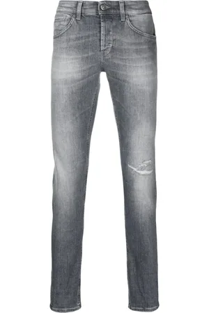 Dondup Stonewashed organic-cotton blend jeans