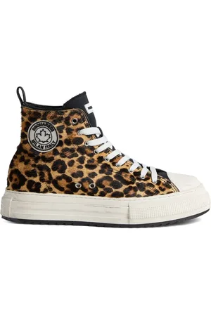 Dsquared2 Leopard-print high-top sneakers