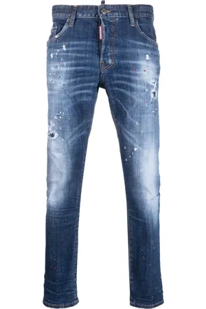 Dsquared2 Pain-splatter skinny jeans