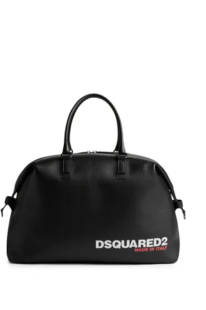 Dsquared2 Logo-print grained tote bag