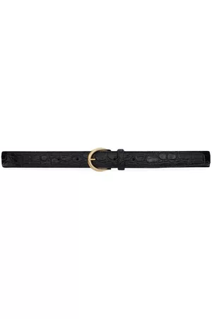 Saint Laurent Women Belts - Buckled leather belt